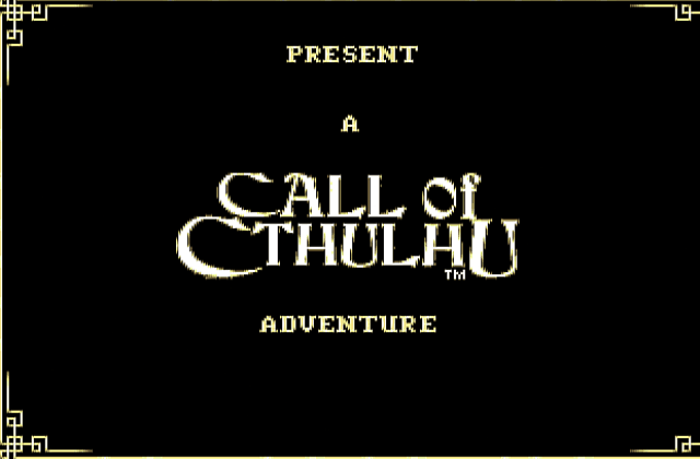 Call of Cthulhu- Shadow of the Comet DOS Game