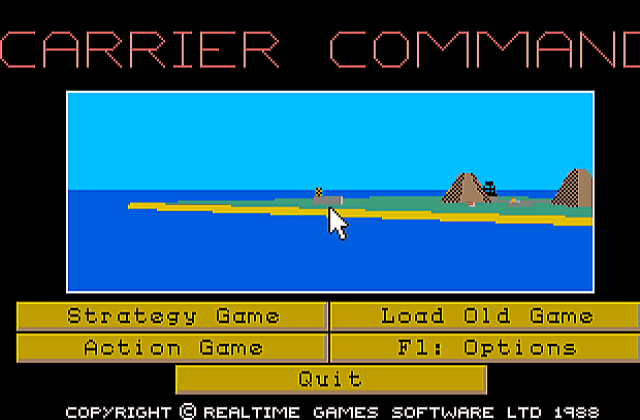 Carrier Command DOS Game