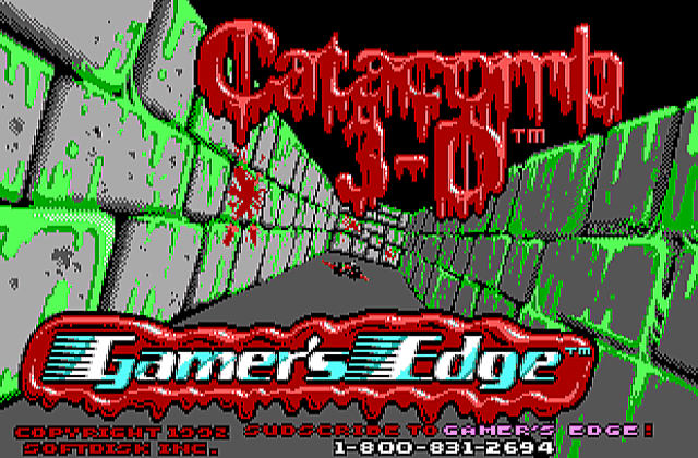 Catacomb 3-D DOS Game