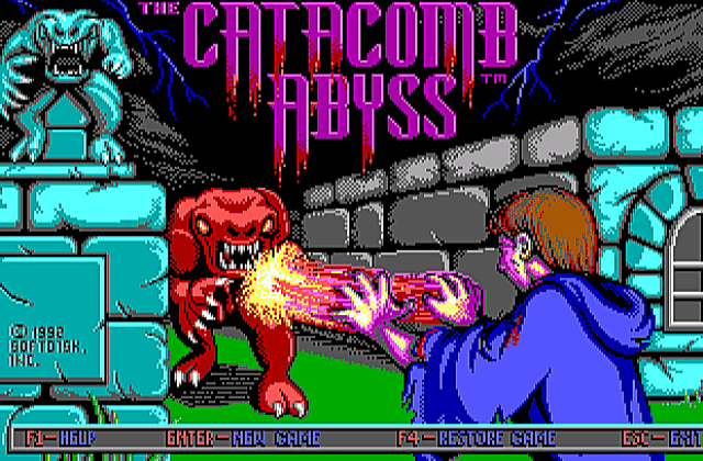 Catacomb Abyss DOS Game