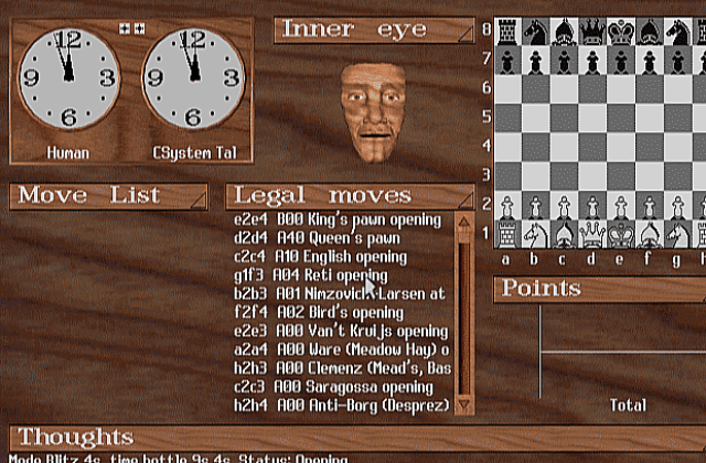 Chess System Tal DOS Game