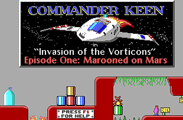 Commander Keen in Invasion of the Vorticons- Episode One- Marooned on Mars Beta DOS Game