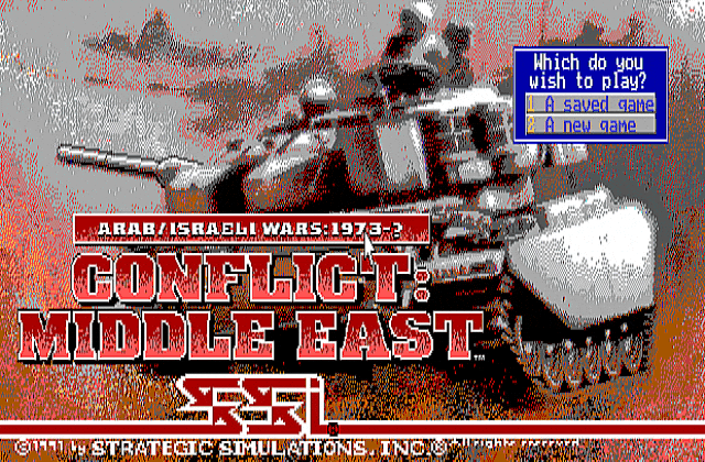Conflict- Middle East DOS Game
