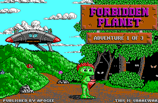 Cosmo's Cosmic Adventure- Forbidden Planet- Adventure 1 of 3 DOS Game