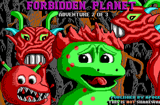 Cosmo's Cosmic Adventure- Forbidden Planet- Adventure 2 of 3 DOS Game