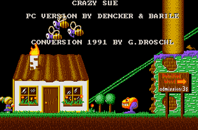 Crazy Sue DOS Game