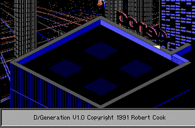 D-Generation (EGA) DOS Game