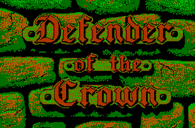 Defender Of The Crown CGA/EGA DOS Game