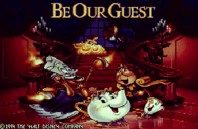 Disney's Beauty and the Beast- Be Our Guest DOS Game