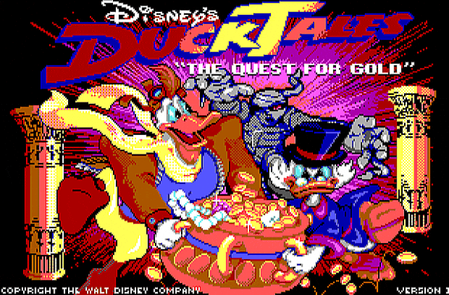 Disney's Duck Tales- The Quest for Gold DOS Game