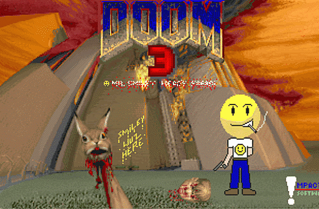 Doom 3 Mr Smiley Heads Safari DOS Game