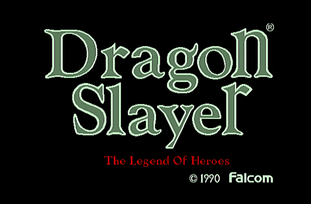 Dragon Slayer- The Legend of Heroes DOS Game