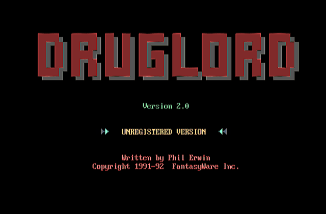 Druglord DOS Game