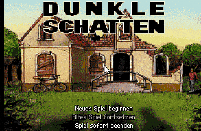Dunkle Schatten DOS Game