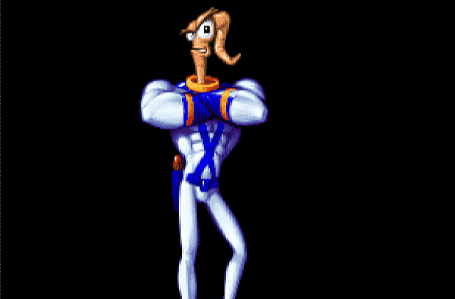 Earthworm Jim DOS Game