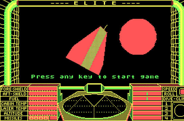 Elite DOS Game
