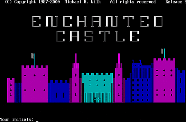 Enchanted Castle DOS Game