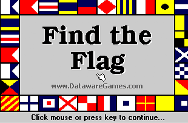 Find the Flag v2.0 DOS Game