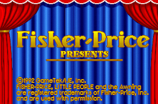 Fisher-Price- Little People Farm DOS Game