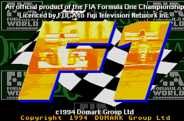 Formula 1 DOS Game