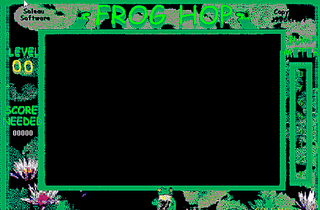 Frog Hop DOS Game