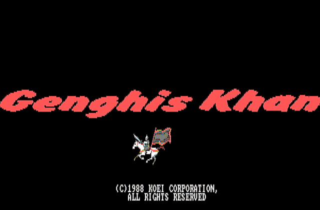 Genghis Khan DOS Game