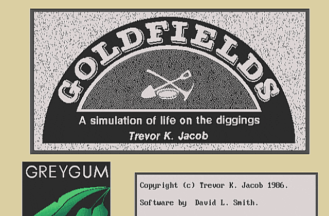 Goldfields DOS Game