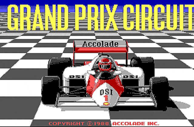 Grand Prix Circuit DOS Game