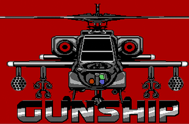Gunship DOS Game