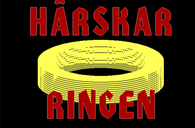 Harskar Ringen DOS Game