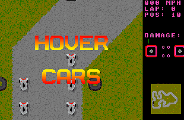 Hover Cars DOS Game