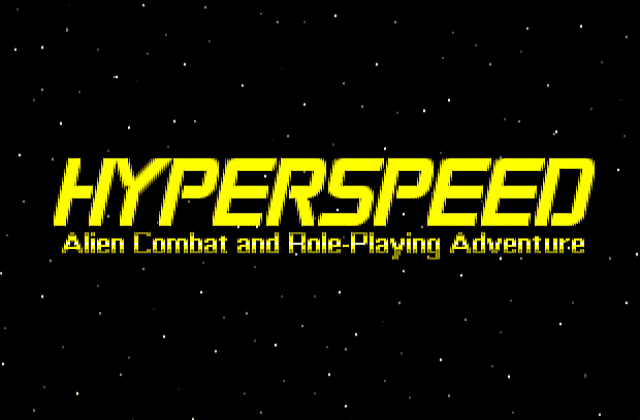 Hyperspeed DOS Game