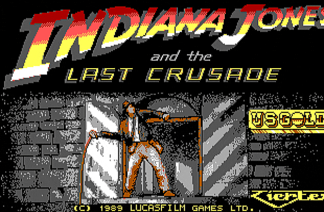 Indiana Jones and the Last Crusade- The Action Game DOS Game
