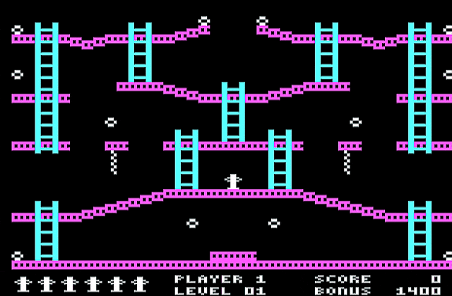 Jumpman DOS Game
