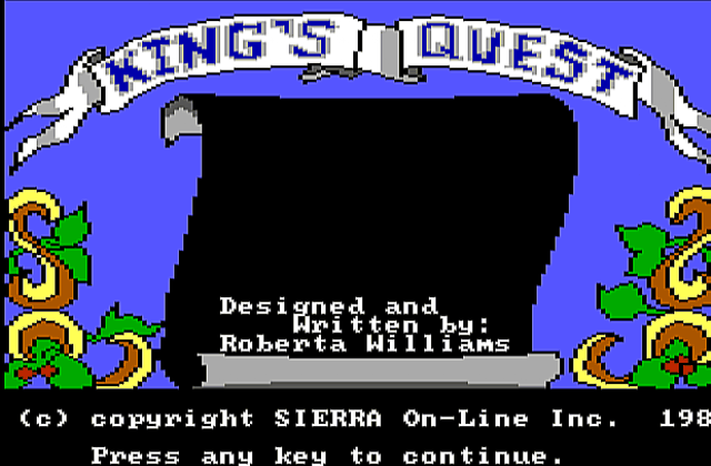 King's Quest (AGI 2.425) DOS Game