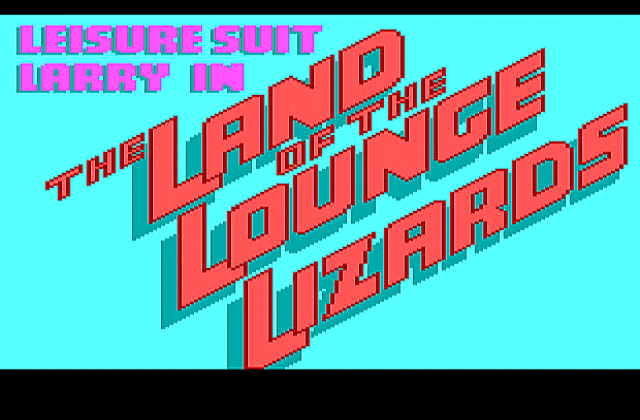 Leisure Suit Larry in the Land of the Lounge Lizards DOS Game