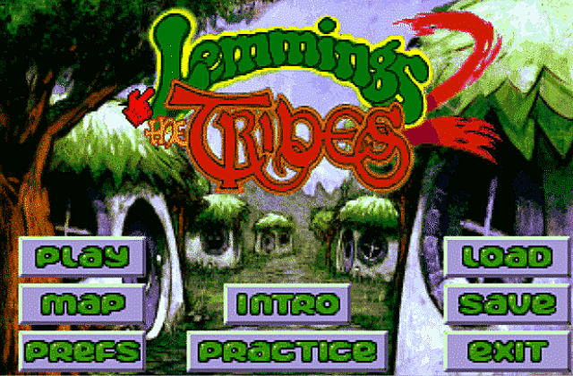 Lemmings 2- The Tribes DOS Game