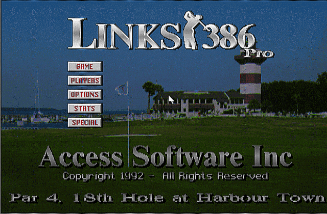 Links 386 Pro DOS Game