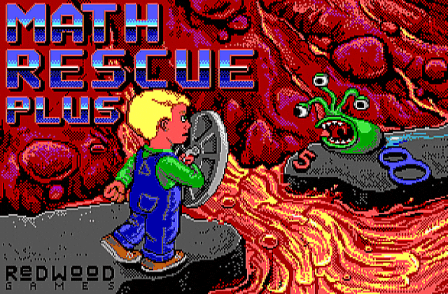 Math Rescue Plus DOS Game