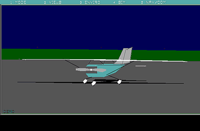 Microsoft Flight Simulator 4 DOS Game