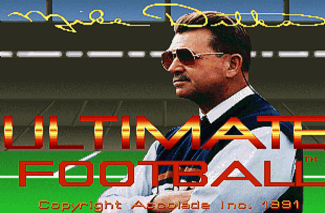 Mike Ditka Ultimate Football DOS Game