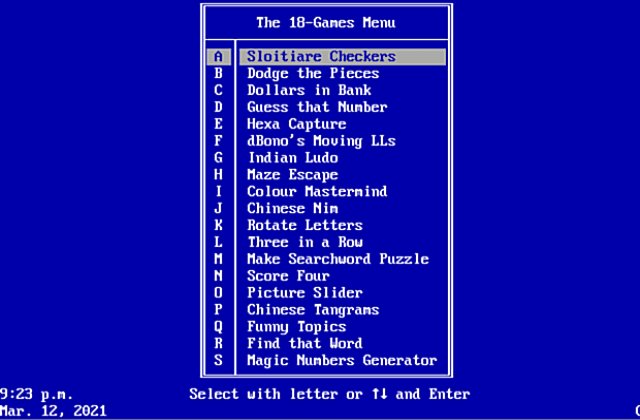 mindgames DOS Collection DOS Game