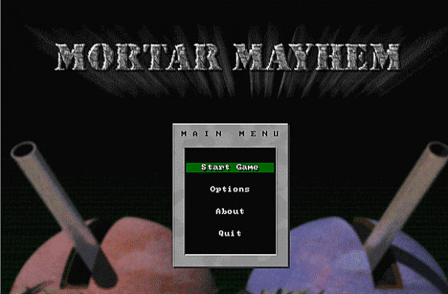Mortar Mayhem DOS Game