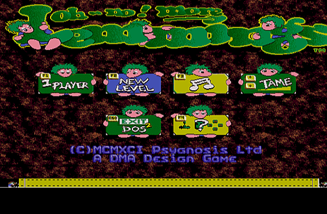 Oh No More Lemmings DOS Game