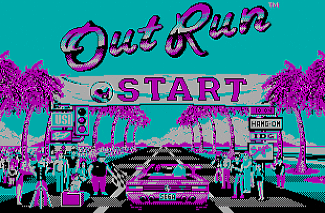OutRun DOS Game