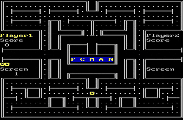 PC Man DOS Game