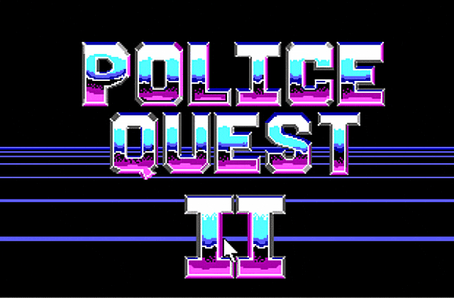 Police Quest 2- The Vengeance DOS Game