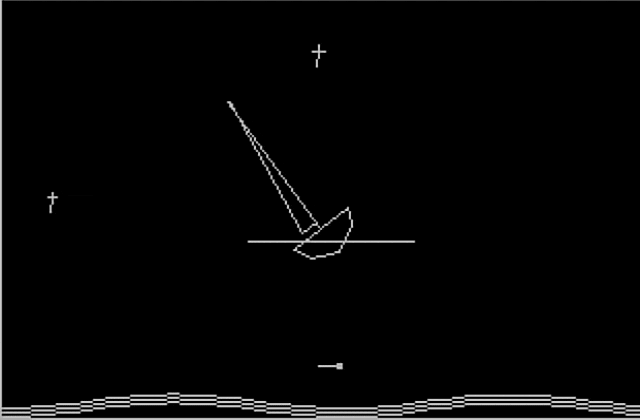 Posey Yacht Race Simulation DOS Game