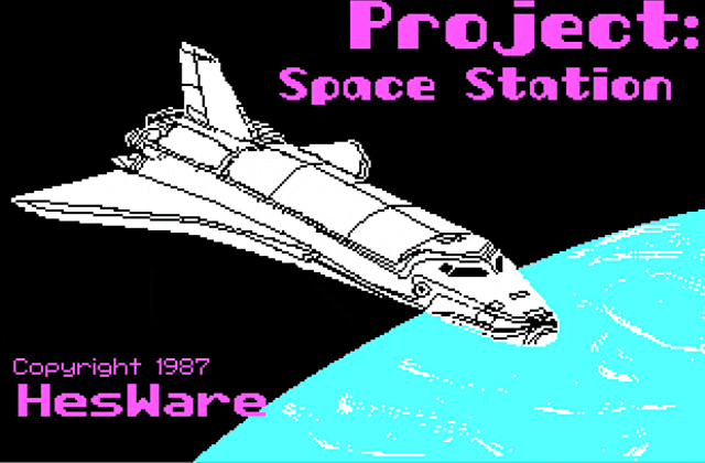Project- Space Station DOS Game