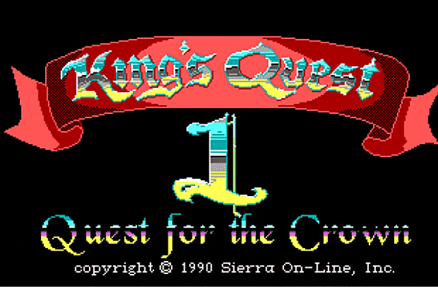 Roberta Williams' King's Quest I- Quest for the Crown DOS Game